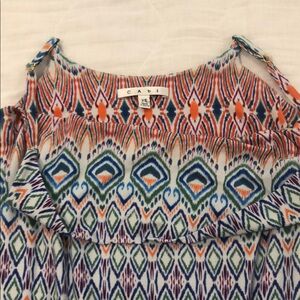 CAbi Multicolor Geometric Dress